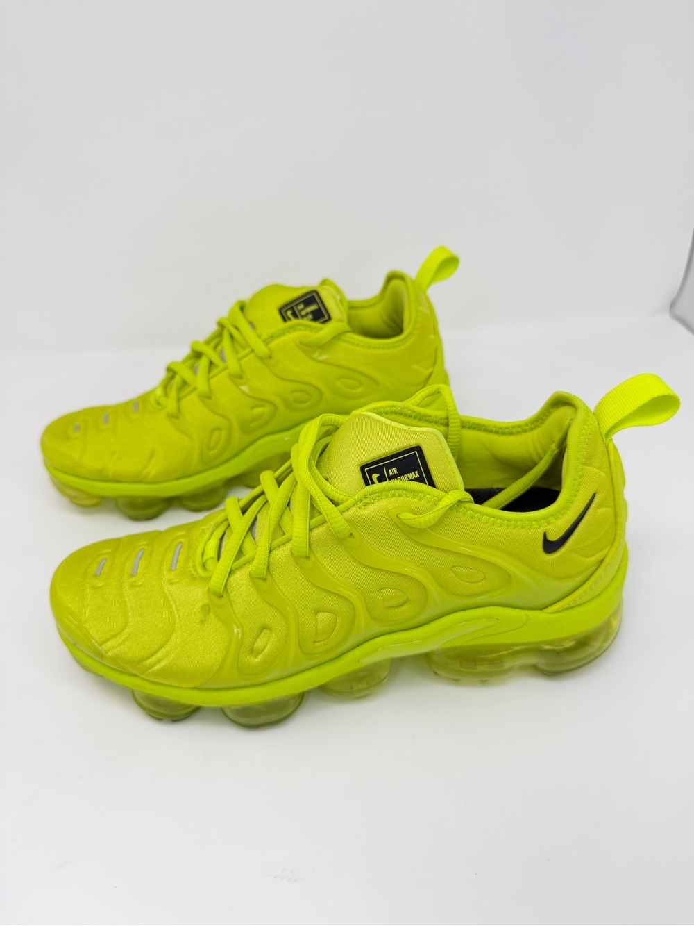 Nike Kids' Neon Yellow-Green VaporMax Style Sneakers